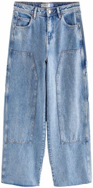 Next Rifľové kapsáče  modrá denim