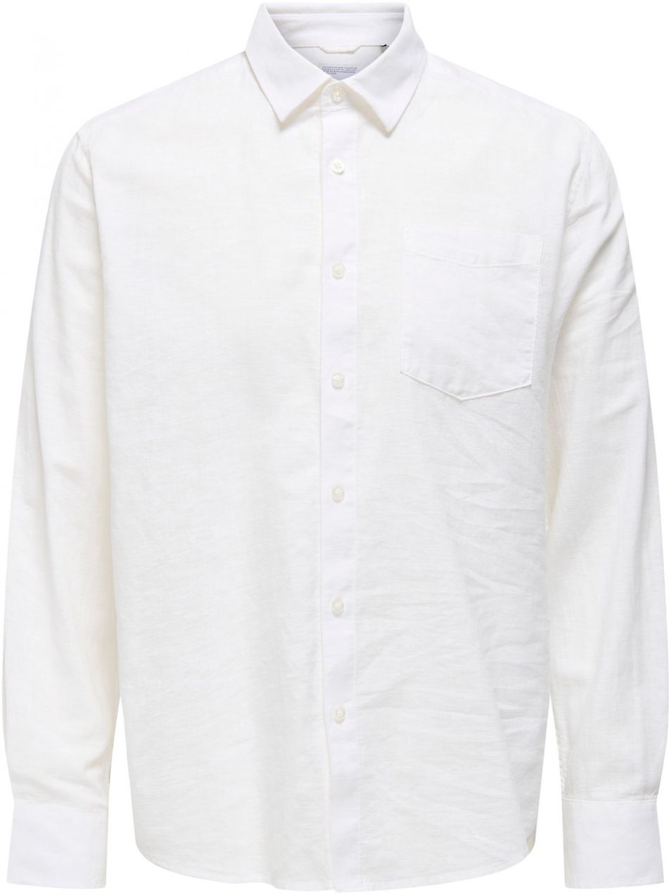 Only & Sons Košeľa 'ONSCAiden'  biela
