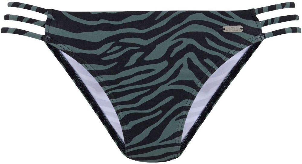 VENICE BEACH Bikinové nohavičky  tmavozelená / čierna