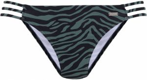 VENICE BEACH Bikinové nohavičky  tmavozelená / čierna