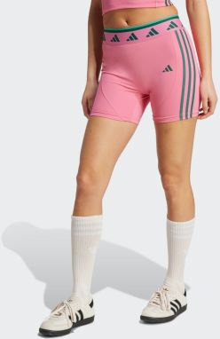 ADIDAS PERFORMANCE Športové nohavice 'Hyperglam'  zelená / jedľová / ružová