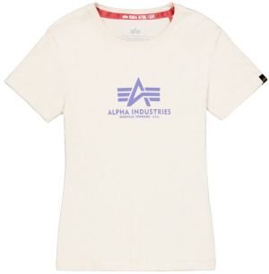 ALPHA INDUSTRIES Tričko  modrá / biela