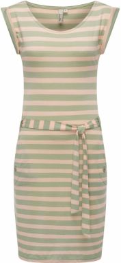 Ragwear Puzdrové šaty  béžová / svetlozelená