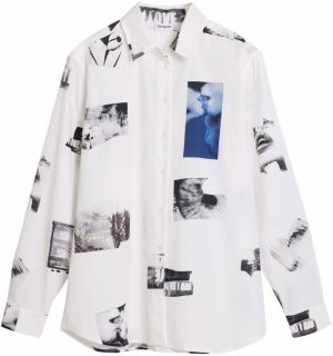 Desigual Blúzka  biela
