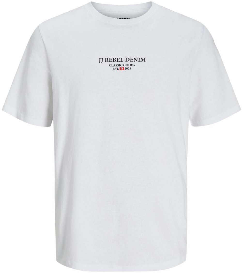 JJ Rebel Tričko  čierna / šedobiela