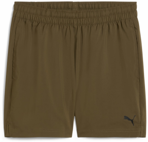 PUMA Športové nohavice 'Tad Essentials'  olivová / čierna
