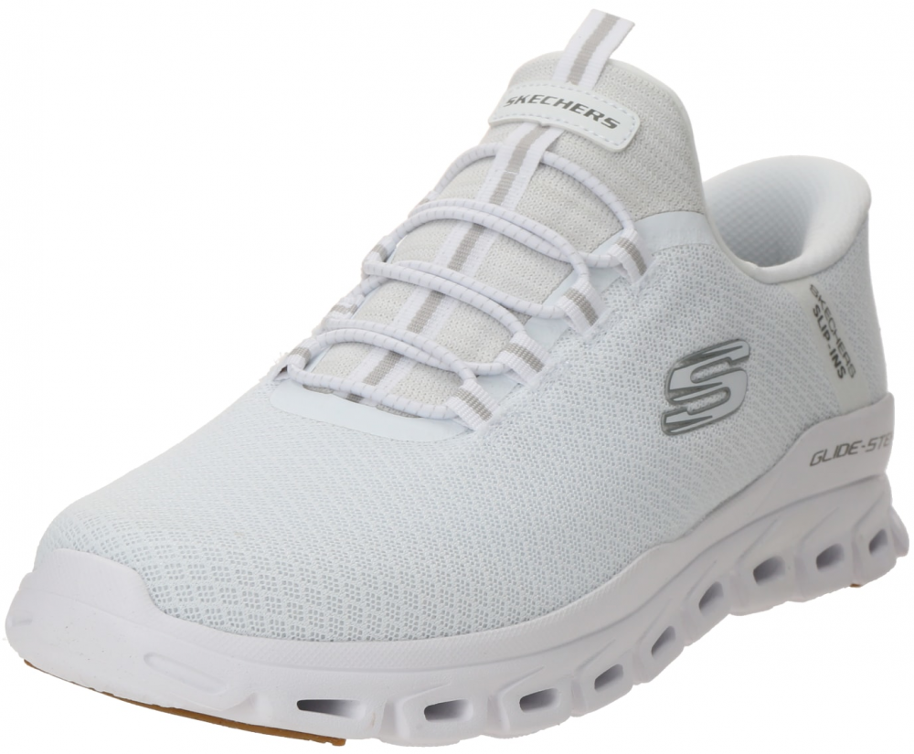SKECHERS Slip-on obuv 'GLIDE-STEP - NOXUS'  sivá / biela