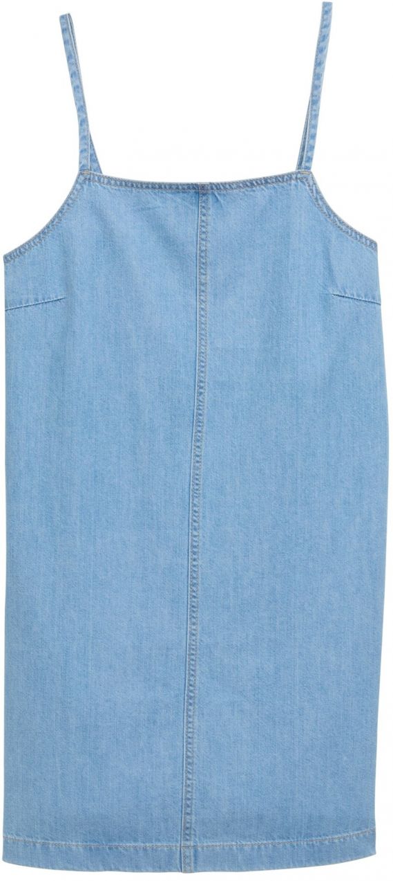 TOM TAILOR DENIM Sukňa na traky  modrá denim
