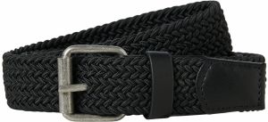 JACK & JONES Opasky 'JACTERAN'  čierna / strieborná