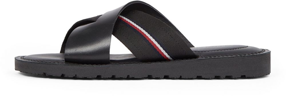 TOMMY HILFIGER Šľapky 'CRISS'  námornícka modrá / tmavočervená / čierna / biela