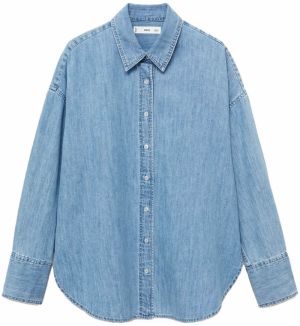 MANGO Blúzka 'CAHUITA'  modrá denim
