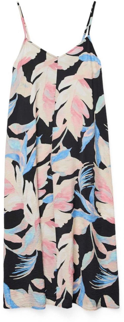 VERO MODA Šaty 'JOSIE'  svetlobéžová / azúrová / ružová / čierna