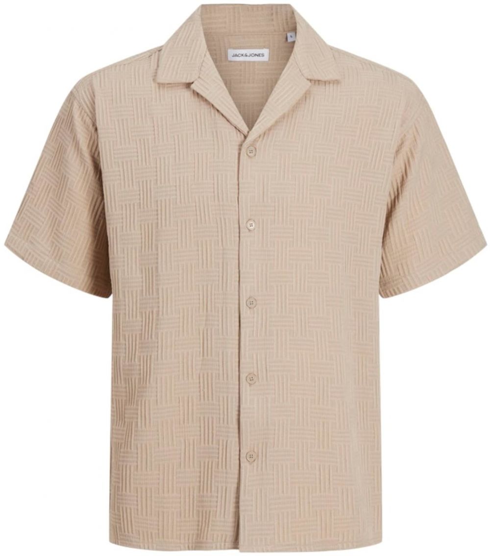 JACK & JONES Košeľa 'JJEMatteo'  piesková