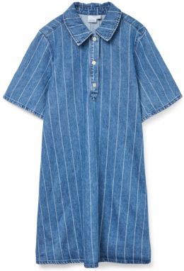 VERO MODA Šaty  modrá denim / svetlomodrá