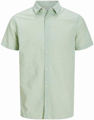 JACK & JONES Košeľa 'JJEBreeze'  pastelovo zelená / svetlozelená