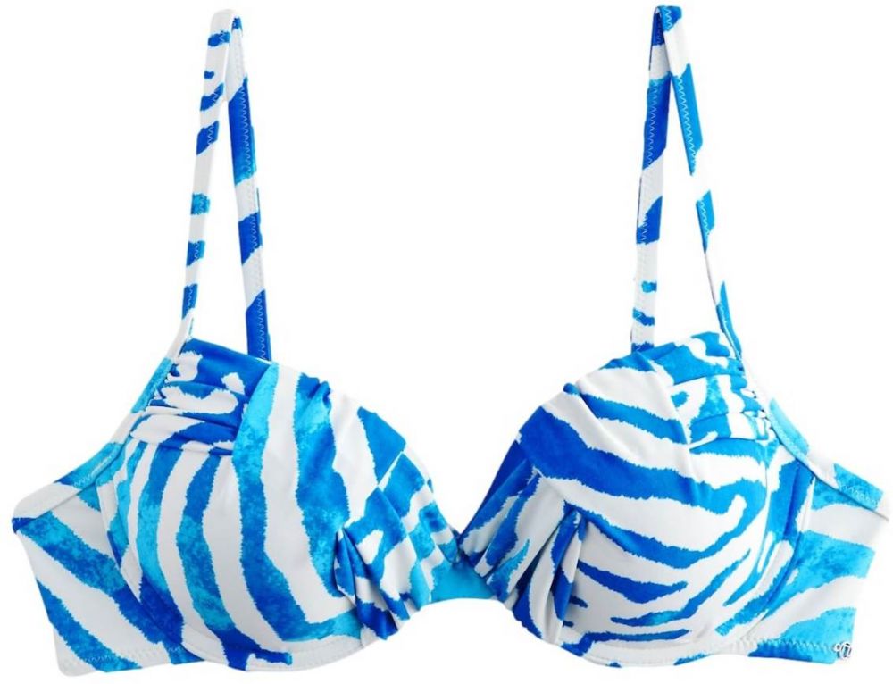Next Bikinový top  modrá / biela
