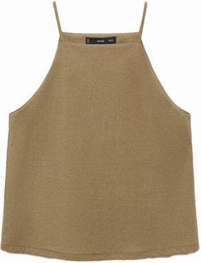 MANGO Top 'CATLEEN'  kaki