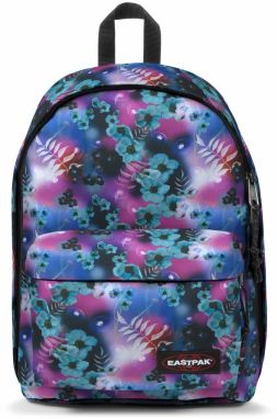 EASTPAK Batoh 'Out of Office'  modrá / modrofialová / čierna / biela