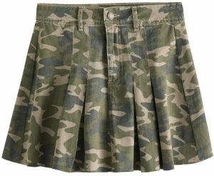 Next Sukňa  kaki / olivová / tmavozelená