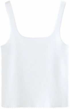 Next Vyšívaný top  biela