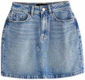 Next Sukňa 'Sanduhr'  modrá denim