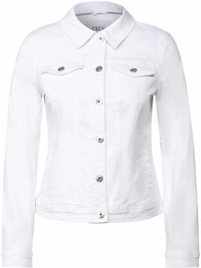 CECIL Prechodná bunda  biely denim
