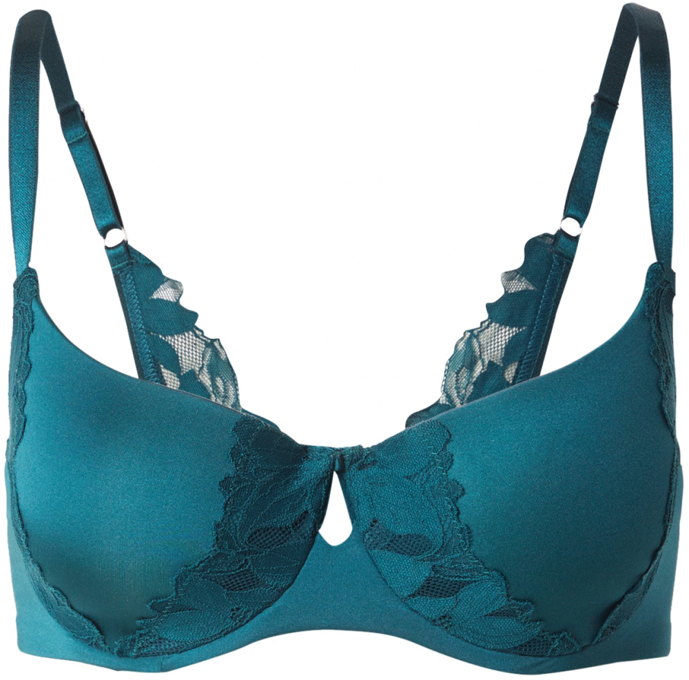 Hunkemöller Podprsenka 'Lana'  smaragdová