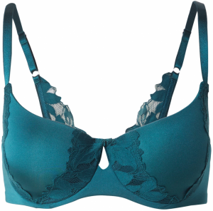 Hunkemöller Podprsenka 'Lana'  smaragdová