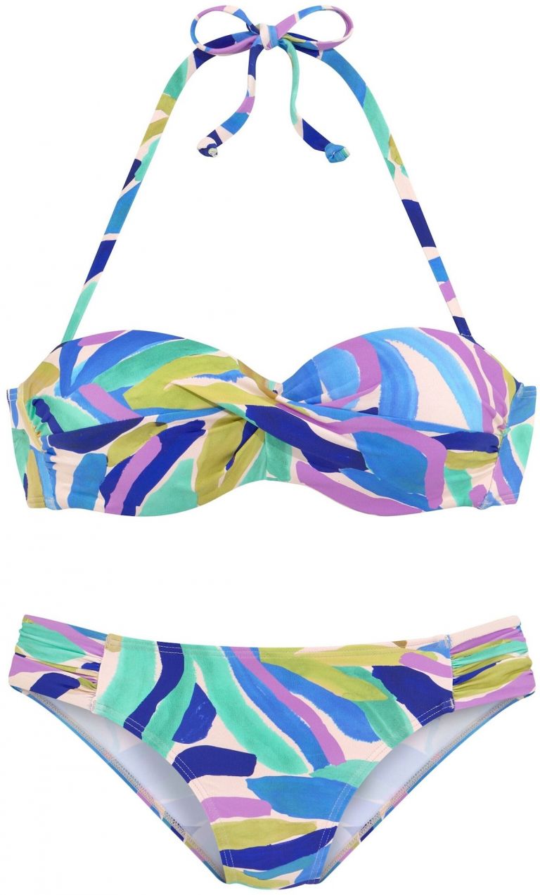 s.Oliver Bikiny  modrá / námornícka modrá / tyrkysová / tmavofialová