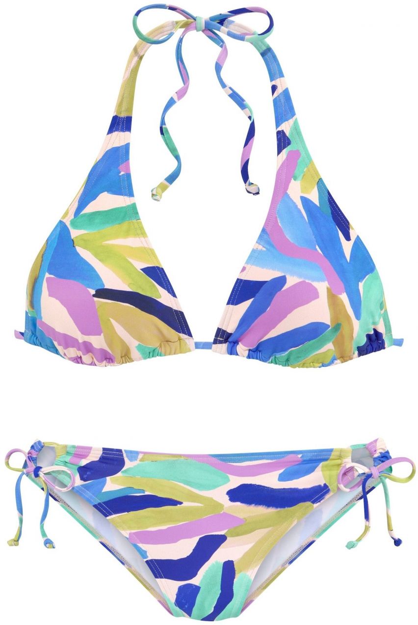 s.Oliver Bikiny  modrá / žltá / ružová / biela