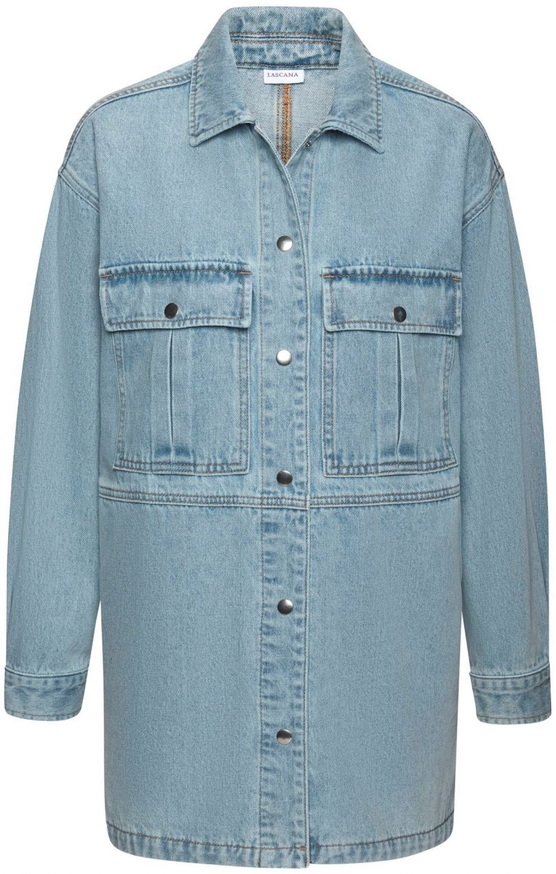 LASCANA Prechodná bunda  modrá denim