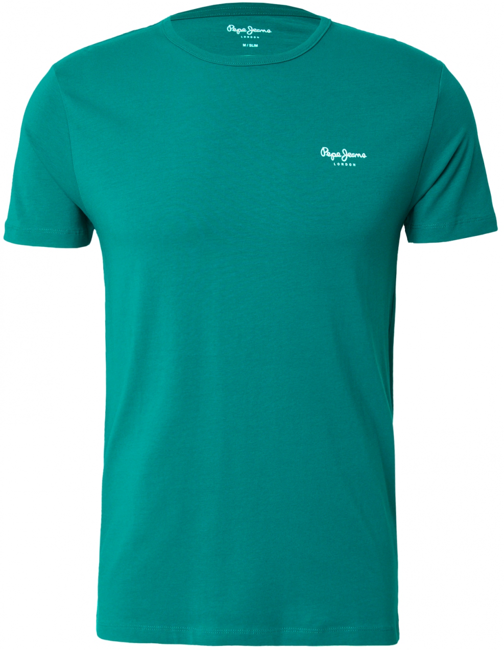 Pepe Jeans Tričko  smaragdová / biela