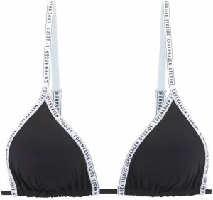 Copenhagen Studios Bikinový top  čierna / biela