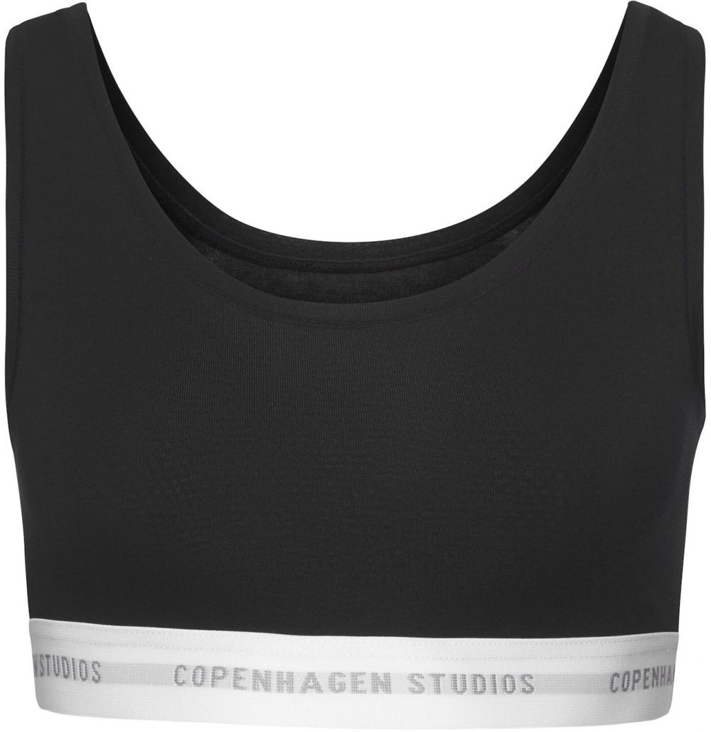 Copenhagen Studios Podprsenka  čierna / biela