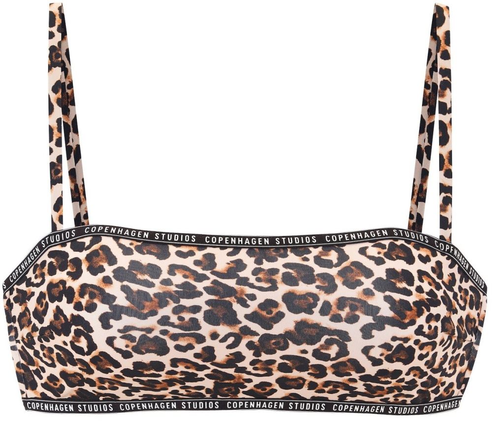 Copenhagen Studios Bikinový top  béžová / hnedá / čierna