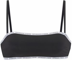 Copenhagen Studios Bikinový top  striebornosivá / čierna