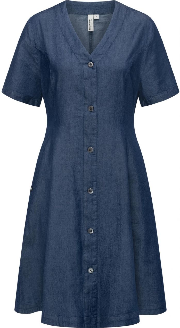 Ragwear Košeľové šaty 'Kveeda'  tmavomodrá
