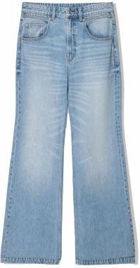 Bershka Džínsy  modrá denim
