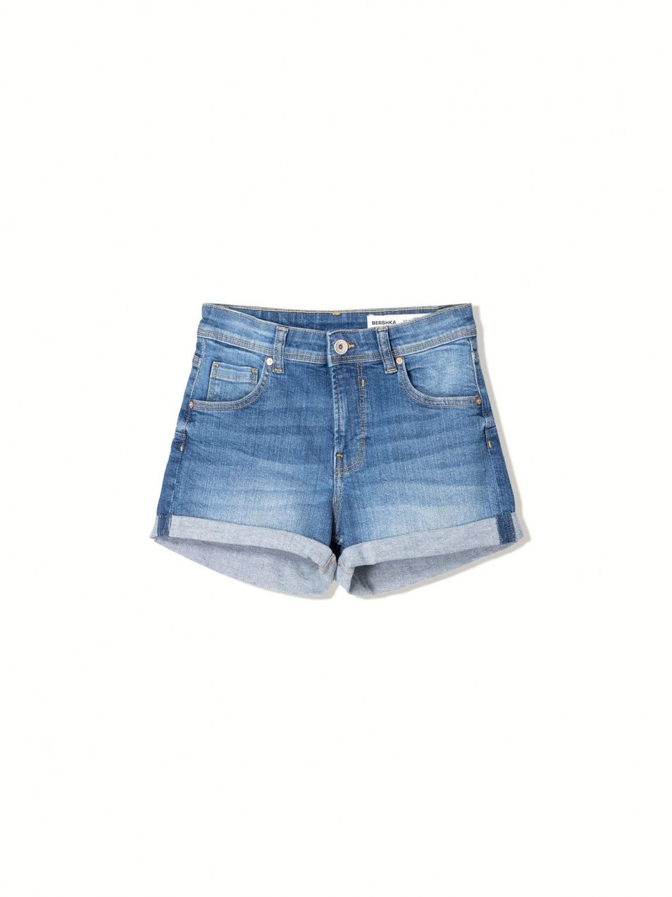Bershka Džínsy  modrá denim