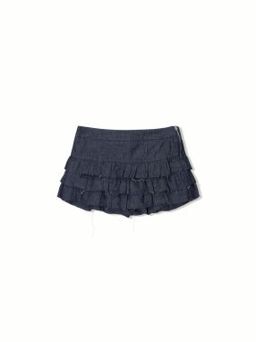 Bershka Sukňa  námornícka modrá