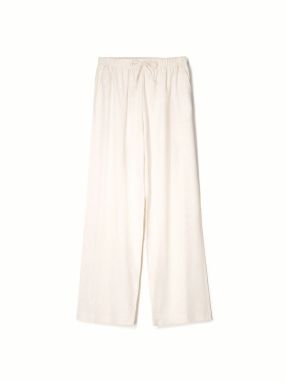 Bershka Nohavice  pastelovo žltá