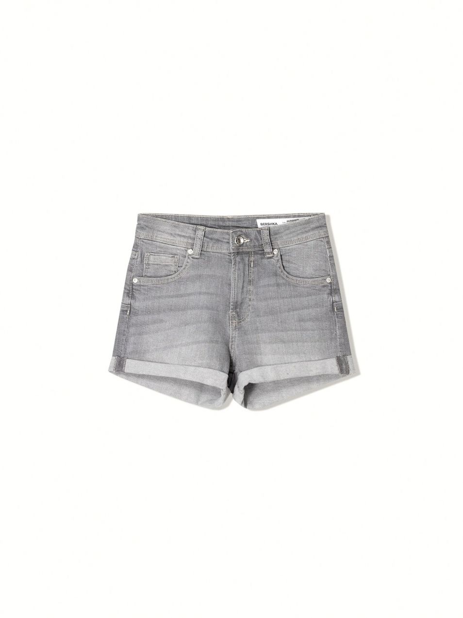 Bershka Džínsy  sivý denim