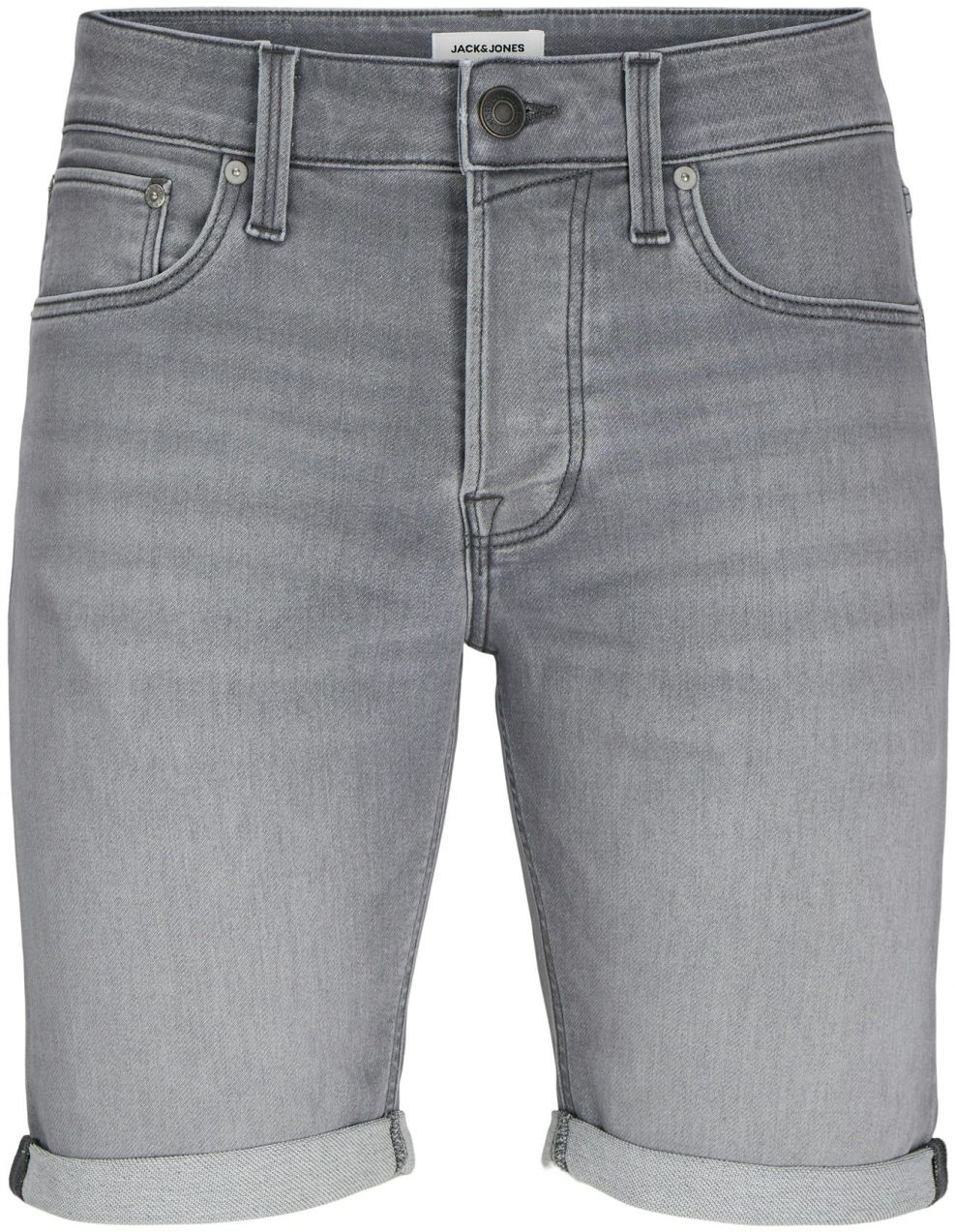 Jack & Jones Plus Džínsy 'JJIRick JJIcon'  sivý denim