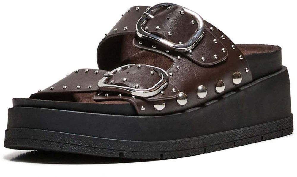 Bershka Šľapky  tmavohnedá