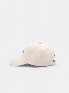 Pull&Bear Čiapka  dymovo modrá / šedobiela