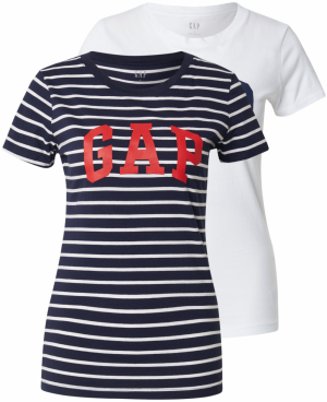 GAP Tričko 'FRANCHISE'  námornícka modrá / červená / biela