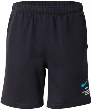 Nike Sportswear Nohavice  svetlomodrá / čierna / biela