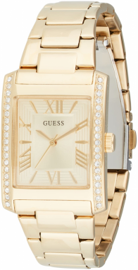 GUESS Analógové hodinky 'DRESS'  zlatá