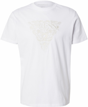 GUESS Originals Tričko  biela / prírodná biela