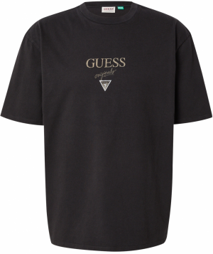 GUESS Originals Tričko  medová / čierna